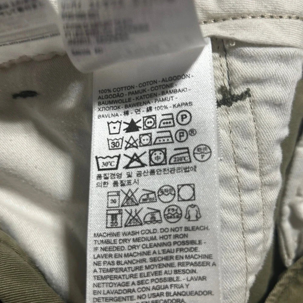 Levi's Cargo Pants Mens 38x32 Olive Green Straight Leg Utility Cotton